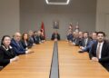 TÜRKONFED, GİAD, GİKAD ve İŞAD Cumhurbaşkanı Erhürman’ı Ziyaret Etti